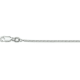 zilveren gourmet collier , 4 zijden geslepen 1,4mm  50cm - 19057