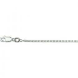 Zilveren gourmet collier. 45cm - 21830