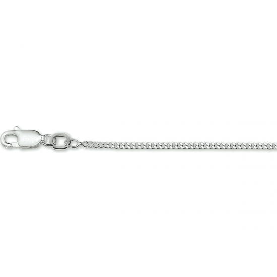 Zilveren gourmet collier. 45cm - 21830