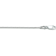 Zilveren slangcollier, 45 cm. - 22289
