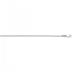 Zilveren slangcollier, 45 cm. - 22289
