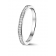 Silver side ring met zirkonia - 22481