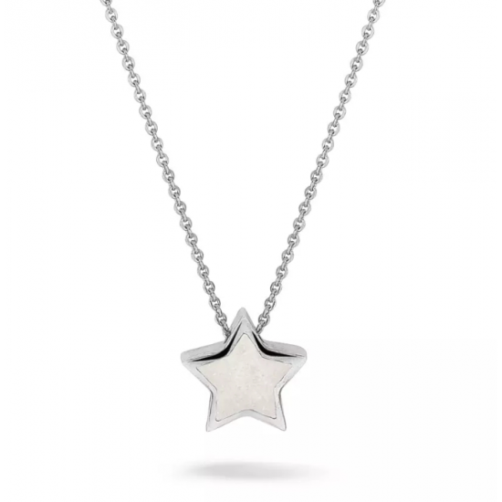 Silver Mini star/chain - 22488