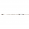 Bellini zilveren naampl. armb. hart figaro - 22992