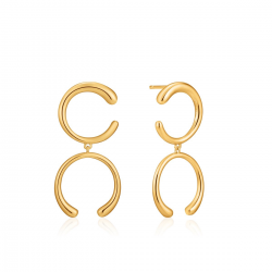 Luxe Double Curve earrings - 23914