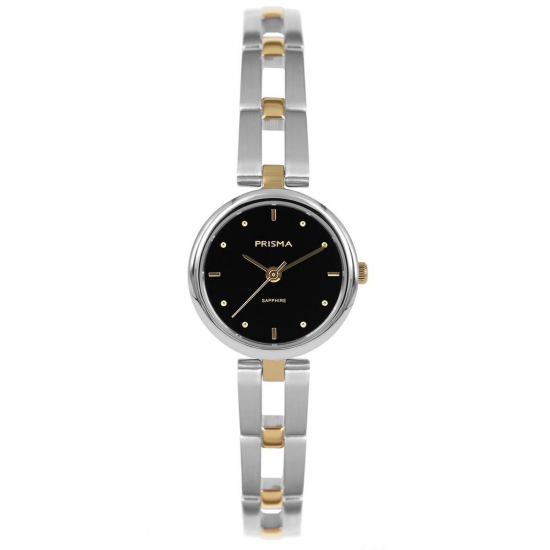 Prisma horloge Dames edelstaal saffierglas 5 ATM - 24863