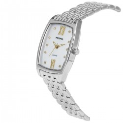 Prisma horloge Dames edelstaal Parelmoer - 24864