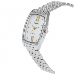 Prisma horloge Dames edelstaal Parelmoer - 24864