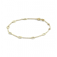 Jackie bahia Oval Bracelet 585 geelgoud - 24938