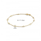 Jackie bahia Oval Bracelet 585 geelgoud - 24938