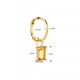 Jackie citrien single earring 585 geelgoud - 24944