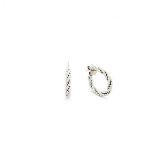 Zilveren oorringen met steker Bubb Tors - 24992