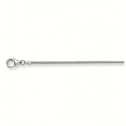 Zilveren collier - Slang - 1.5mm - 45cm - 24616