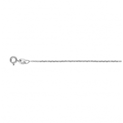 Zilveren collier - Anker - 0.75mm - 46-50 cm - 24620