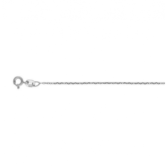 Zilveren collier - Anker - 0.75mm - 46-50 cm - 24620