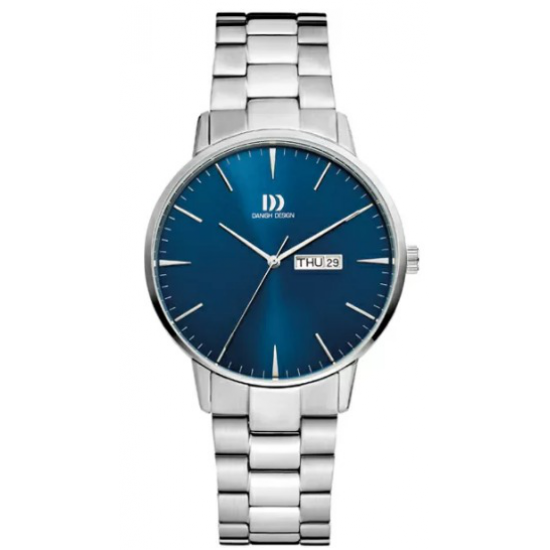 Danish Design Akilia horloge IQ98Q1267 heren staal blauw - 24342