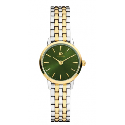 Danish Design Akilia Mini Link Two-Tone Gold Green - 24332