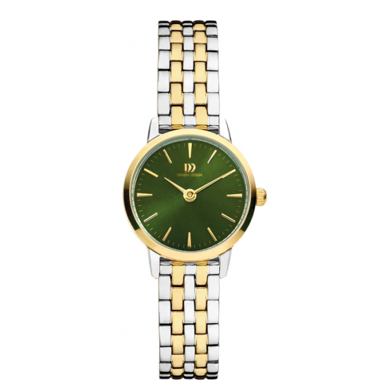 Danish Design Akilia Mini Link Two-Tone Gold Green - 24332