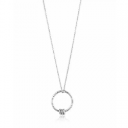 Modern circle Necklace M - 24368