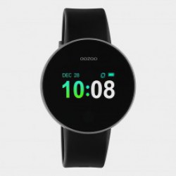Oozoo smartwatches Android en IOS zilver/zwart - 24194