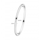 Bangle Ovaal massief zilver 925 - 24723