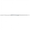 Kinderplaatarmband venetiaans  zilver - 25050