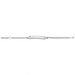 Kinderplaatarmband venetiaans  zilver - 25050