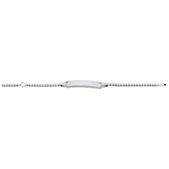 Kinderplaatarmband venetiaans  zilver - 25050