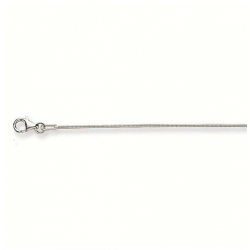 Zilveren collier - Slang - 1mm - 45cm - 24185