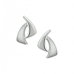 Gerhodineerd zilveren oorstekers - 25046