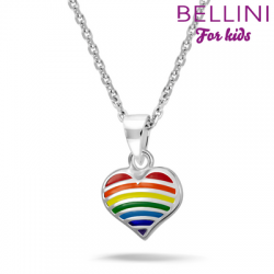 Bellini zilveren hanger met hartje multi - 24855