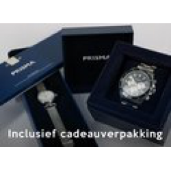 Prisma horloge Dames Milti-Functie Saffier steel - 24861