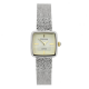 Prisma horloge Dolce Square bicolor saffierglas 5 ATM - 24862