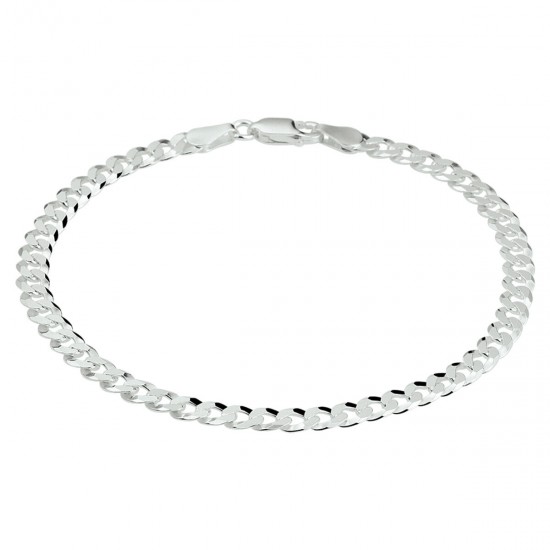 Zilveren gourmet collier - 25005