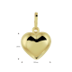 Geelgouden hanger hart. - 21723