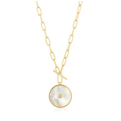 Mother of Pearl T-Bar Necklace M - 24034