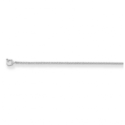 Zilveren Schakelcollier Vossenstraat, lengte 45cm - 25226