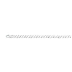 Schakelcollier gourmet 5.5mm zilver,925, lengte 50cm - 25238