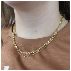 Schakelcollier 925 Gold Plated - 25245