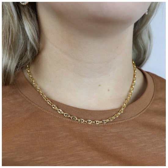 Schakelcollier 925 Gold Plated - 25246