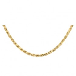 Schakelcollier koord 925 Gold Plated 45cm - 25241