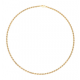 Schakelcollier koord 925 Gold Plated 45cm - 25241