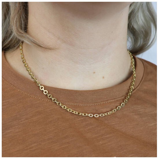 Schakelcollier 925 Gold Plated - 25242