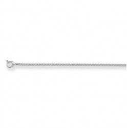 Schakelcollier Vossestaart 3.0mm zilver,925 - 25381