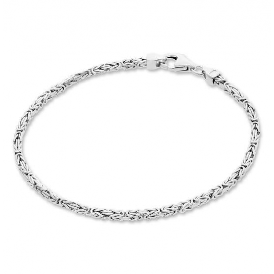 Zilveren Schakelarmband zilver,925 - 25266