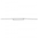 Armband Bar plaatje zilver,925 - 25268