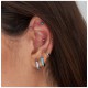 Silver spphere Barbell Single Ear S - 25146