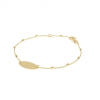 Armband Ovaal Plaatje zilver,925 - 25290