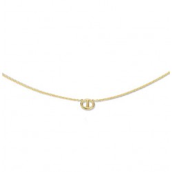 Jackie Marine necklace geelgoud 585 - 25524