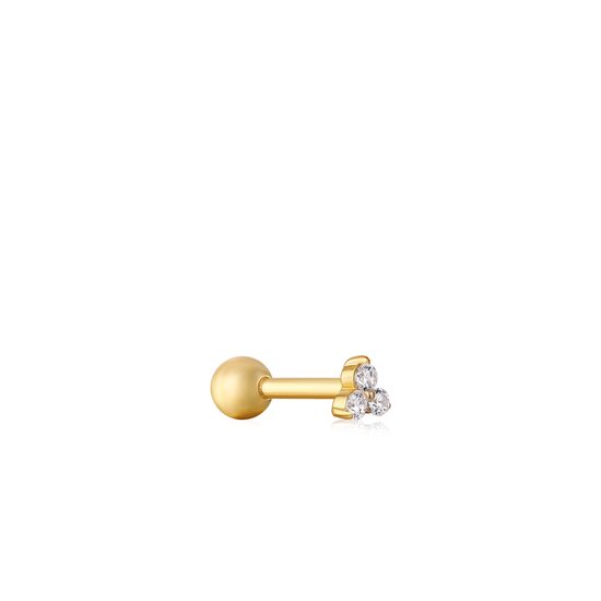 Gold T.Sparkle Barbell Single Ear S - 25152